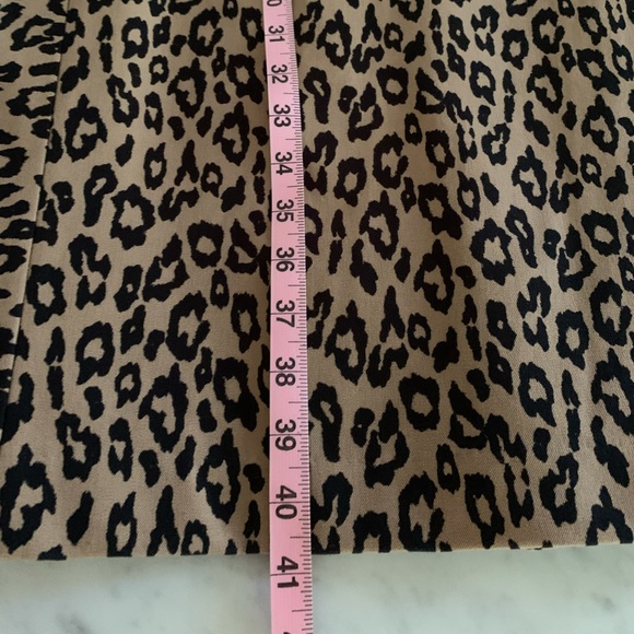NWOT Banana Republic leopard cotton stretch midi sexy Dolce vibes dress size 2 - Picture 12 of 12